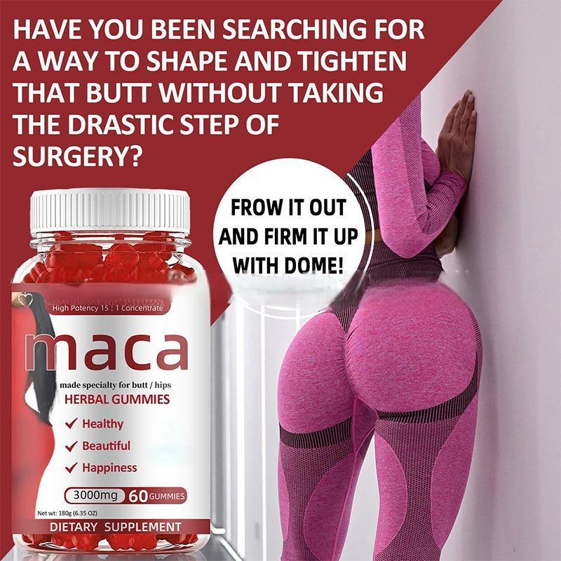 GLUTTY SCULPT MAX™ – Herbal Maca Gummies for Curvier, Firmer Glutes