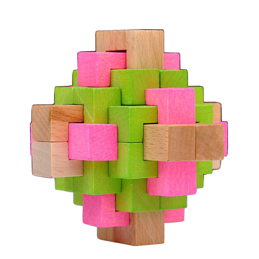 Kongming Lock / Luban Lock Wooden Educational Toy