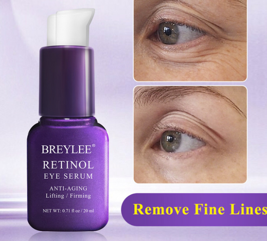 BREYLEE Retinol Eye Serum: Advanced Anti-Aging, Firming & Hydrating Treatment for Wrinkles, Fine Lines & Eye Bags (20ml) - Buy 3, Pay For 2