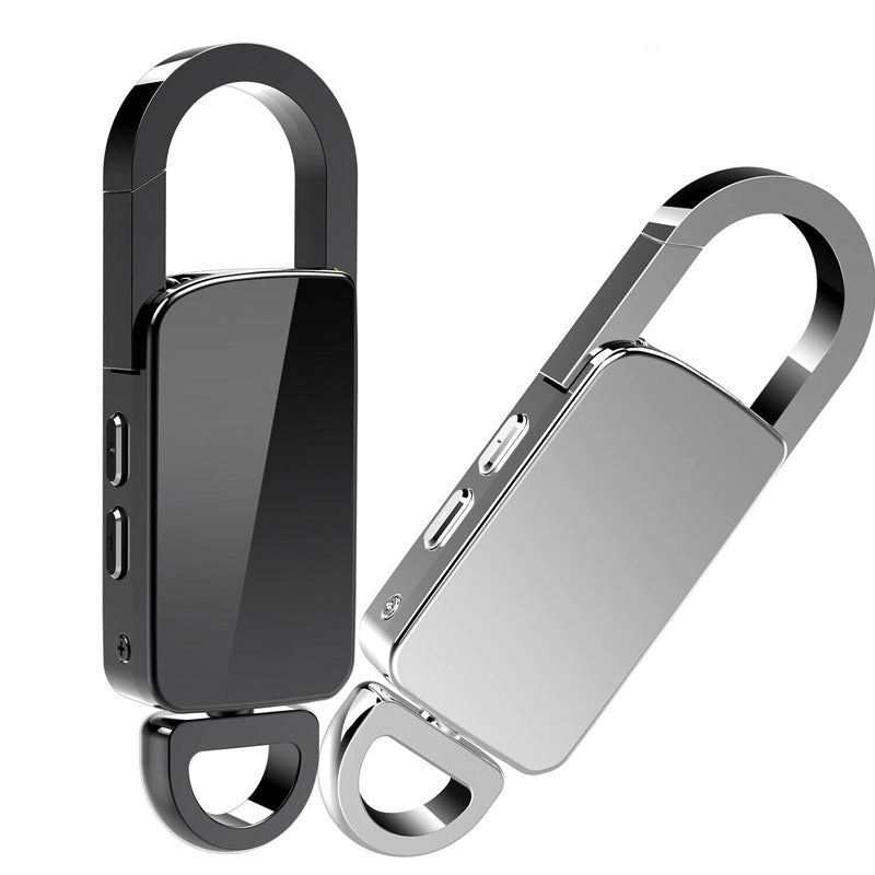 Portable Keychain Voice Recorder with HD Noise Reduction and Battery