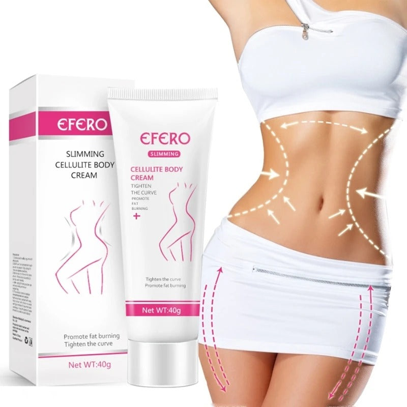 EFERO Waist Thinning, Abdominal Shaping Massage Cream and Essential Oil Set 40g