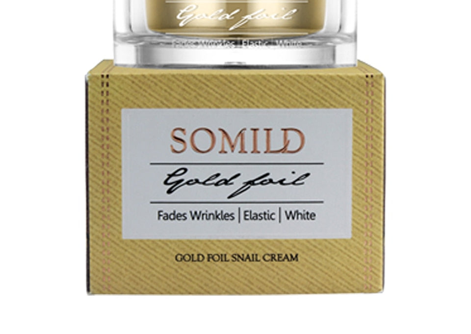 SOMILD Snail Moisturizer Wrinkle Remover 24K Gold Cream 50g - Anti-aging Anti-Wrinkle, Antioxidant