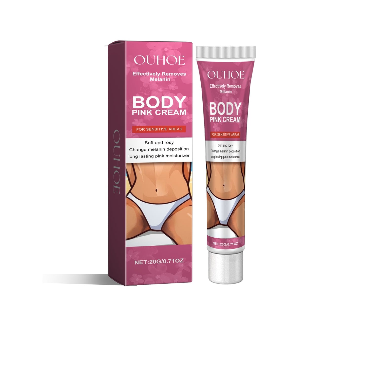 Skin Whitening Cream for Private Areas and Bikini Line – OUHOE Body Pink Cream