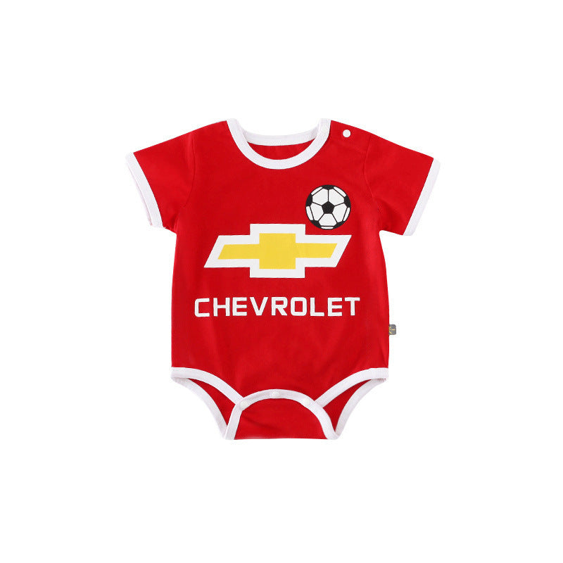 Baby Football Romper – Soft Cotton Sportswear for 0–12 Months