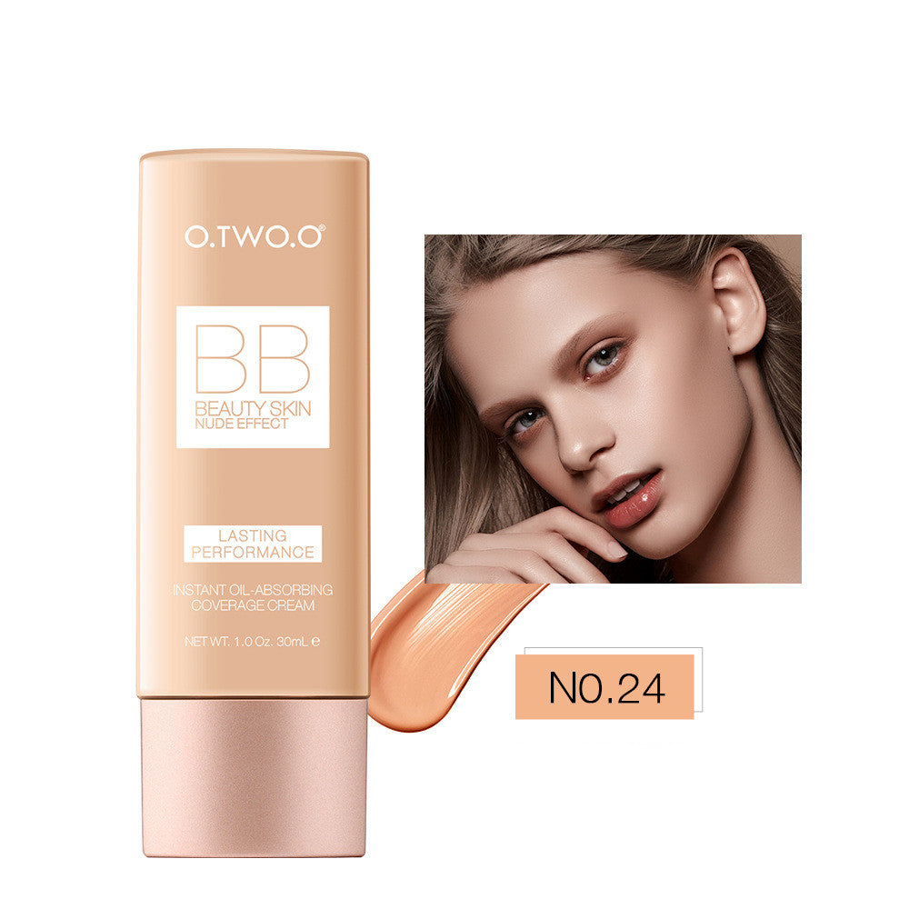 O.TWO.O Waterproof Moisturizing BB Cream & Liquid Foundation – Natural, Smooth Finish (30ML)