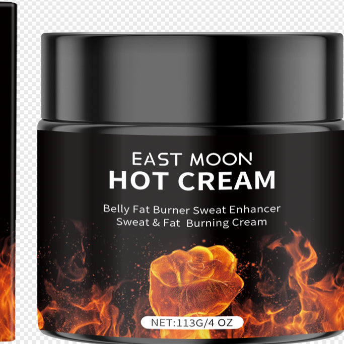 East Moon Men's Hot Cream: Slimming, Firming & Moisturizing Workout Enhancer with Ginger & Grape Seed Oil
