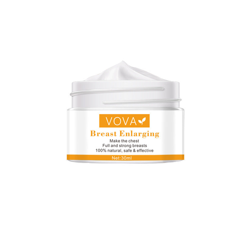 VOVA Natural Rose & Tremella Breast Firming Cream - Advanced Botanical Bust Contouring, Elasticity Restoring & Shaping Daily Treatment (30ml)