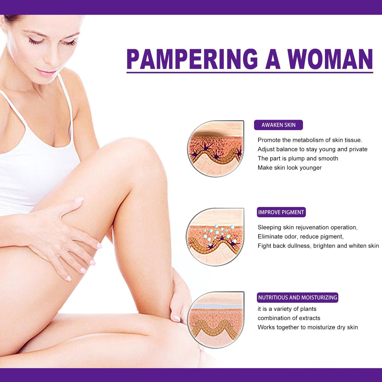 EELHOE Pampering Woman: Indulge Yourself with the Intimate & Vaginal Whitening Cream - Melanin Removal