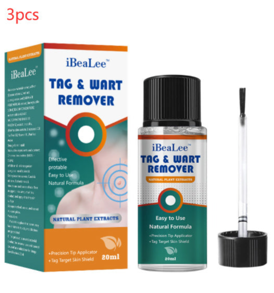 iBeaLee Precision Tag & Wart Remover Support – Natural Plant Extract Solution for All Skin (Genital & Body)