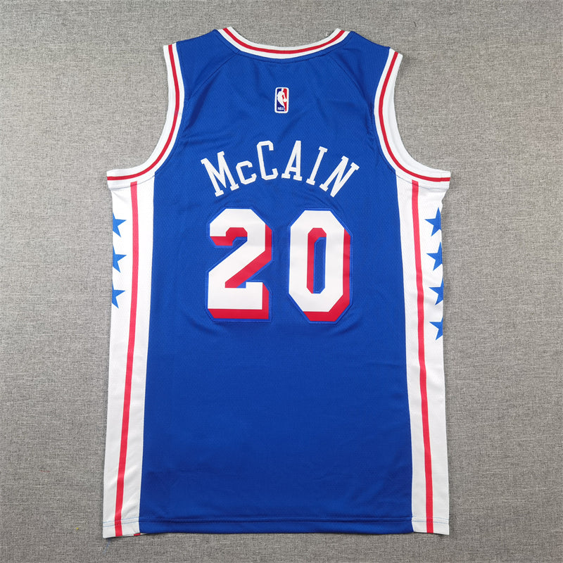 Philadelphia 76ers McCAIN # 20 Blue NBA Jerseys