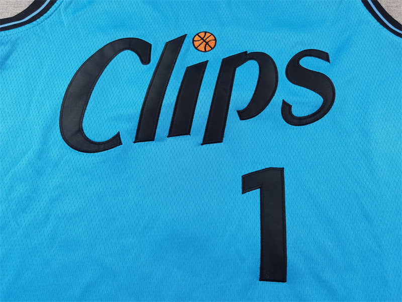 Clippers HARDEN #1 Blue City Edition NBA Jerseys