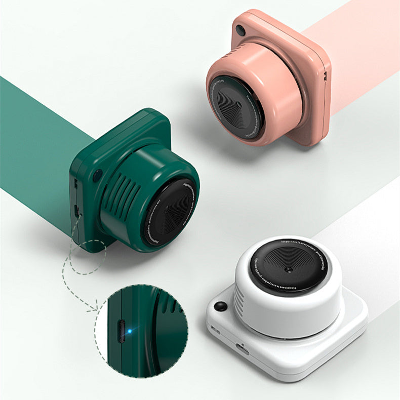 Three Stage Adjustable Mini Fan and Camera Audio, Image and Video Recorder