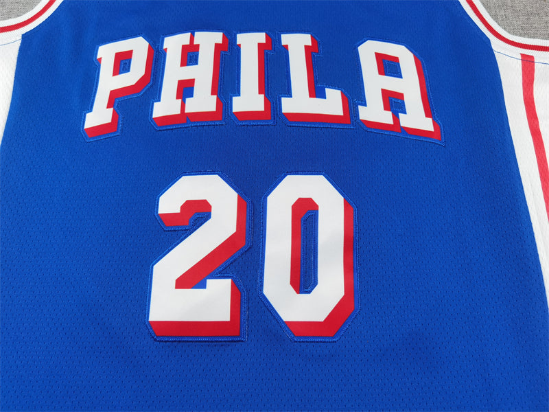 Philadelphia 76ers McCAIN # 20 Blue NBA Jerseys