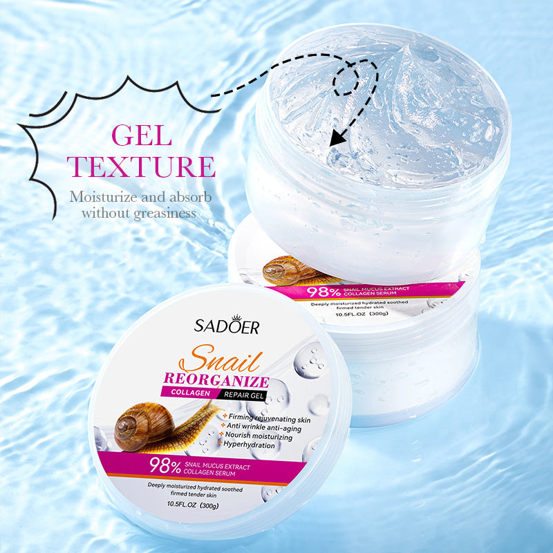 SADOER Snail Extract & Recombinant Collagen Face Cream – Anti-Aging, Wrinkle & Scar Repair 300g