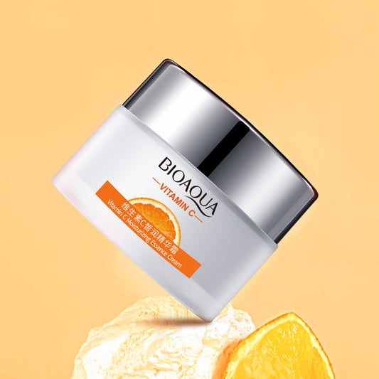 BIOAQUA Vitamin C Facial Cream – Brightening, Moisturizing & Anti-Aging Face Cream (50g)