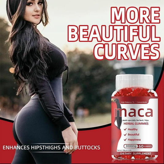 GLUTTY SCULPT MAX™ – Herbal Maca Gummies for Curvier, Firmer Glutes