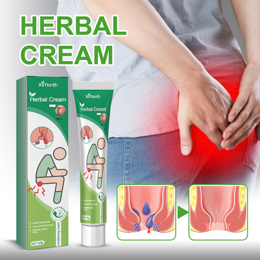 XIMONTH Herbal Hemorrhoid Relief Cream – Advanced Cosmetic Care for Perianal Itch, Burning & Localized Swelling Support (20g)
