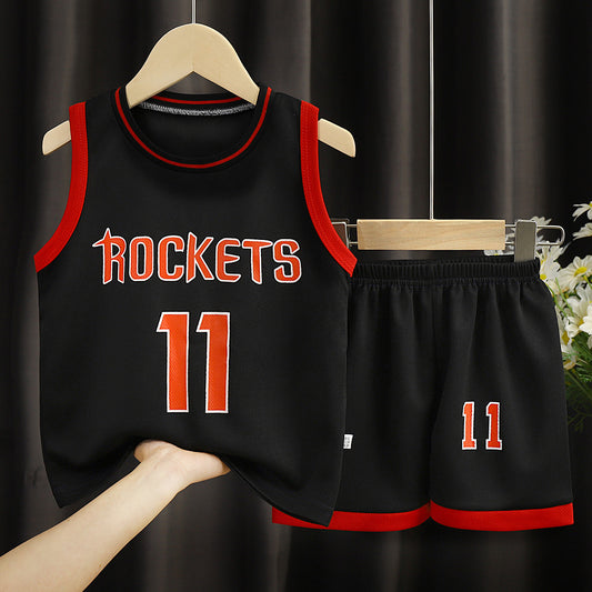 Two-Piece, Jersey and Shorts Kids' Basketball Uniform Set
