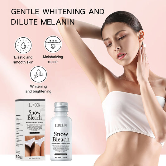 LUNOON Whitening Cream Private Parts Underarm Bleaching Serum Whiten Butt Knee Brighten Inner Thigh Intimate Parts Dark Remove Melanin