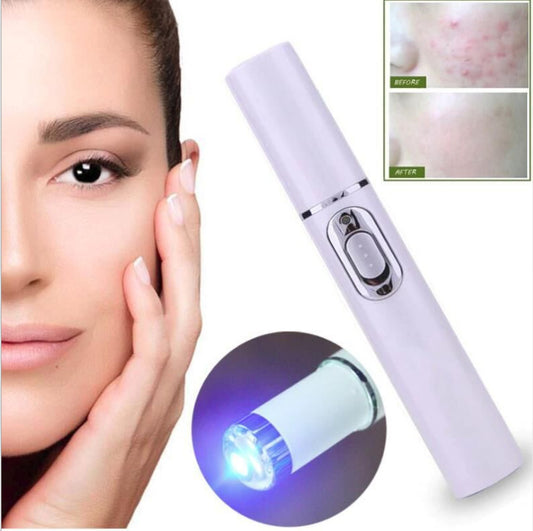 Advanced 415nm Blue Light Photon Treatment Pen – Thermal Microcurrent Pore Refiner & Under-Eye Calming Device