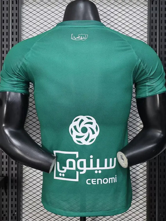 2025-26 Al-Ahli Saudi Green Player Version Soccer Jersey