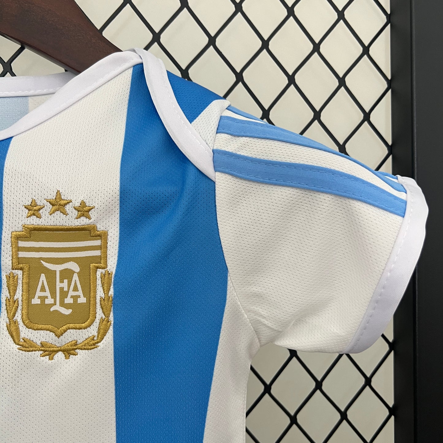 2025-26 Argentina Home Baby Player Soccer Jersey Suit - Argentina Baby Kit
