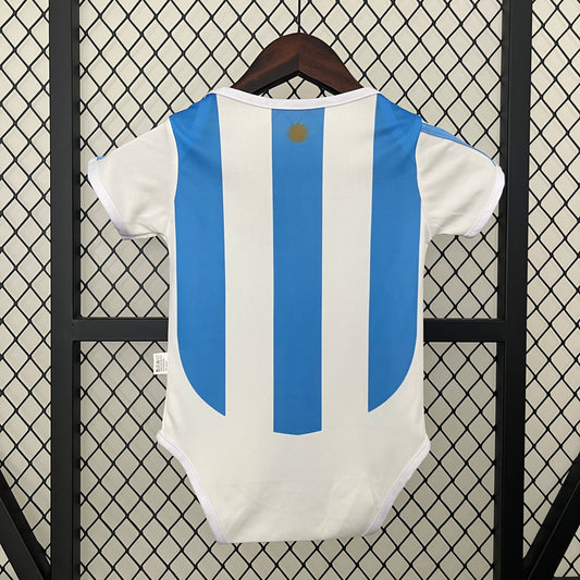 2025-26 Argentina Home Baby Player Soccer Jersey Suit - Argentina Baby Kit