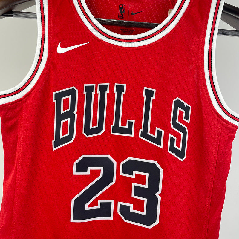 Chicago Bulls JORDAN #23 Red Kids NBA Jersey