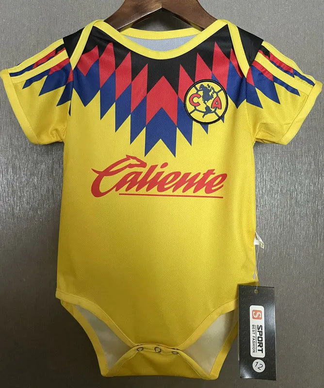 2025-26 Club America Home Baby Player Soccer Jersey Suit - Club America Baby Kit