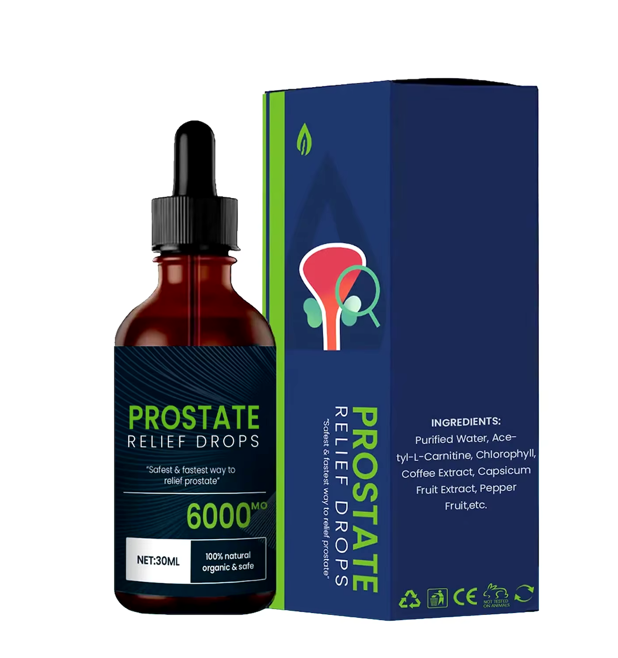 SOUTH MOON Prostate Relief - Relieves Drops and Urethritis, Improves Prostatitis and Kidney Function, Stops Frequent Urination, Strengthens Immunity.