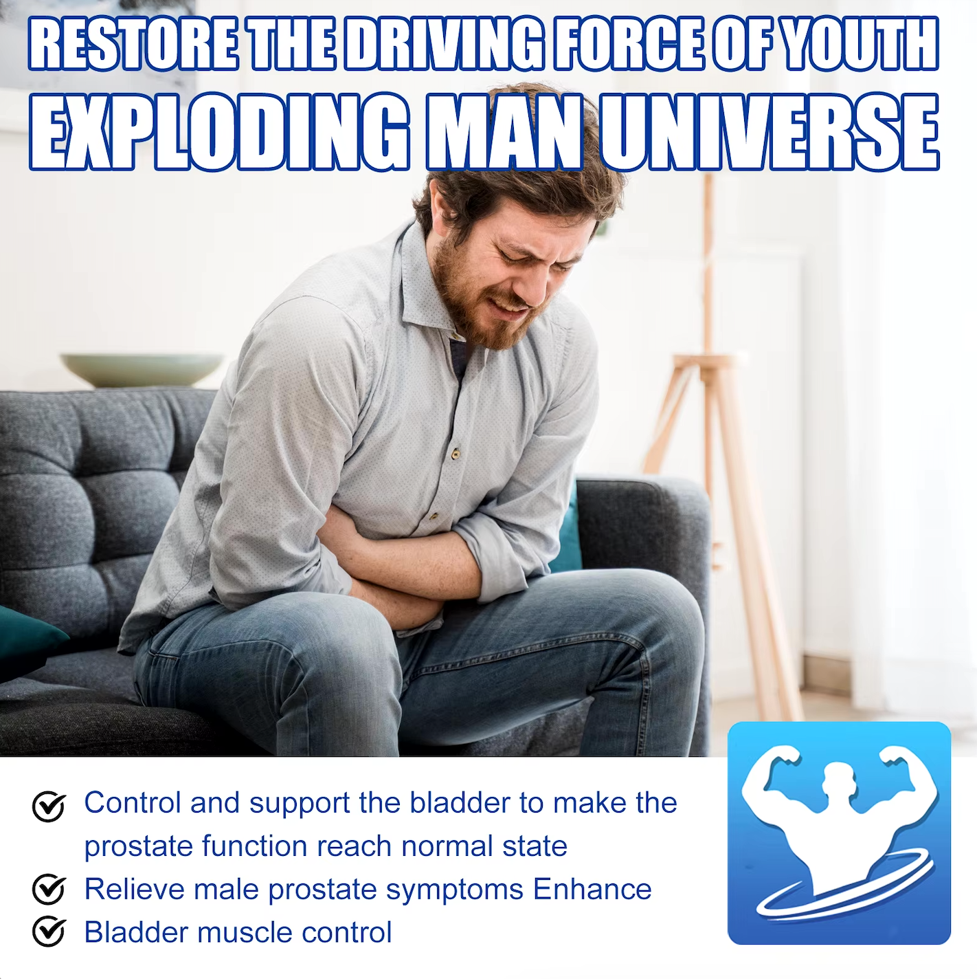 SOUTH MOON Prostate Relief - Relieves Drops and Urethritis, Improves Prostatitis and Kidney Function, Stops Frequent Urination, Strengthens Immunity.