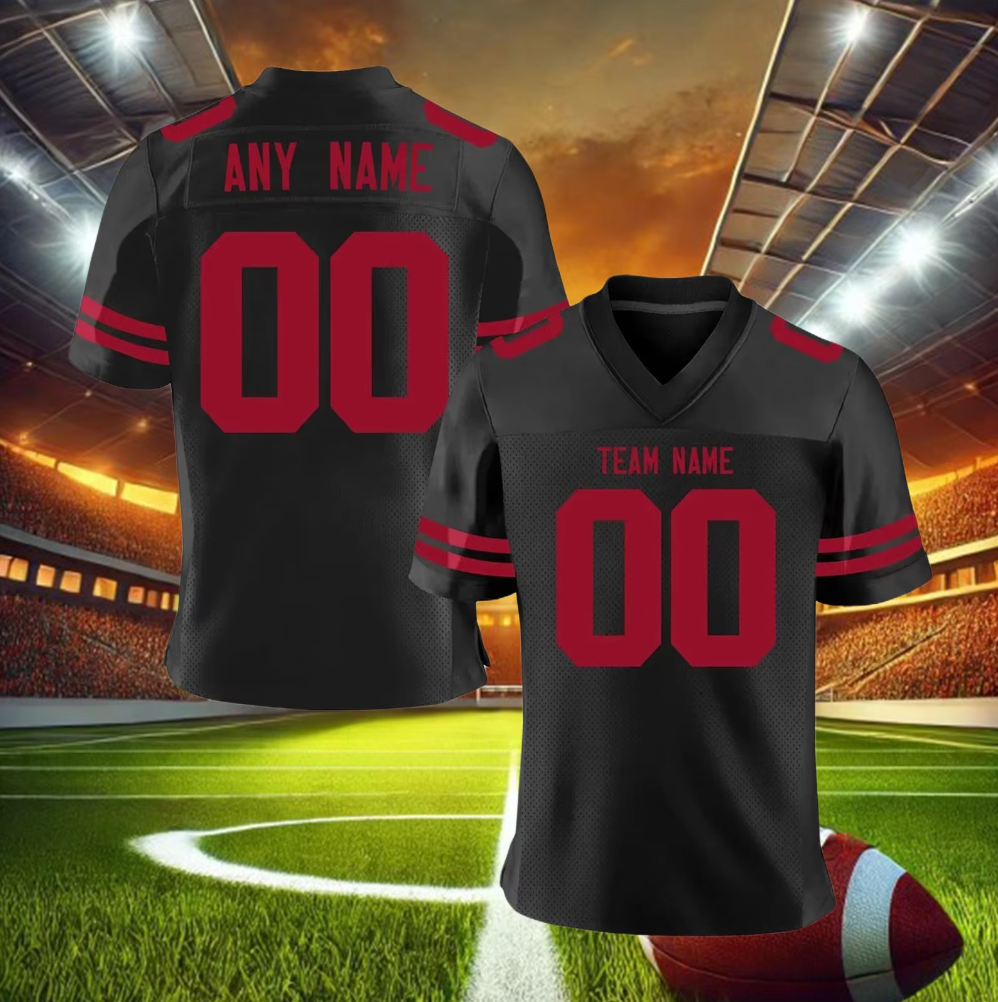 NFL American Football Jerseys for Men, Women, Youth and Kids - Custom Print: Add Your Name, Number, and Team Name to Your Jersey