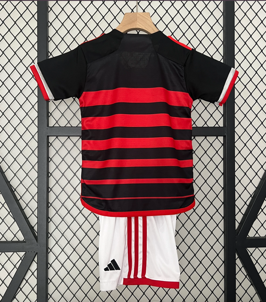 2025 Flamengo Home Kids Soccer Jersey