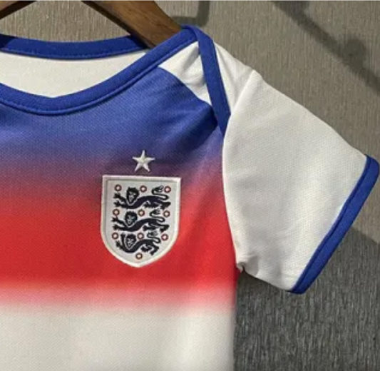 2025-26 England Home Baby Player Soccer Jersey Suit - England Baby Kit