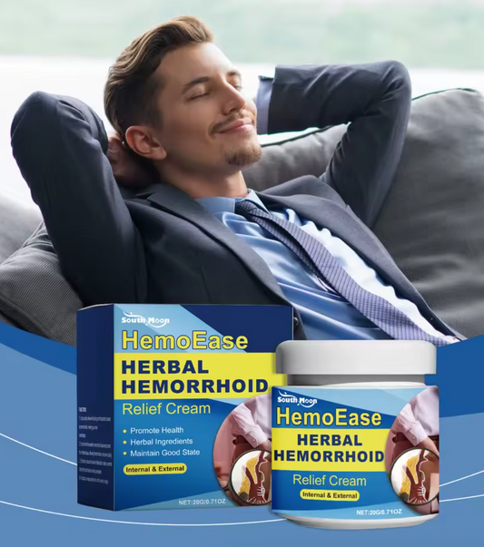 SOUTH MOON HemoEase Herbal Hemorrhoid Relief Cream – Soothing Internal & External Support