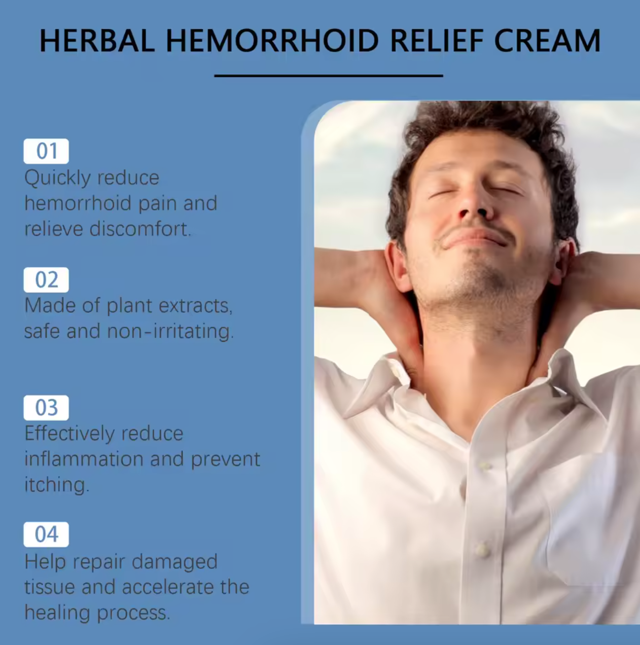 SOUTH MOON HemoEase Herbal Hemorrhoid Relief Cream – Soothing Internal & External Support