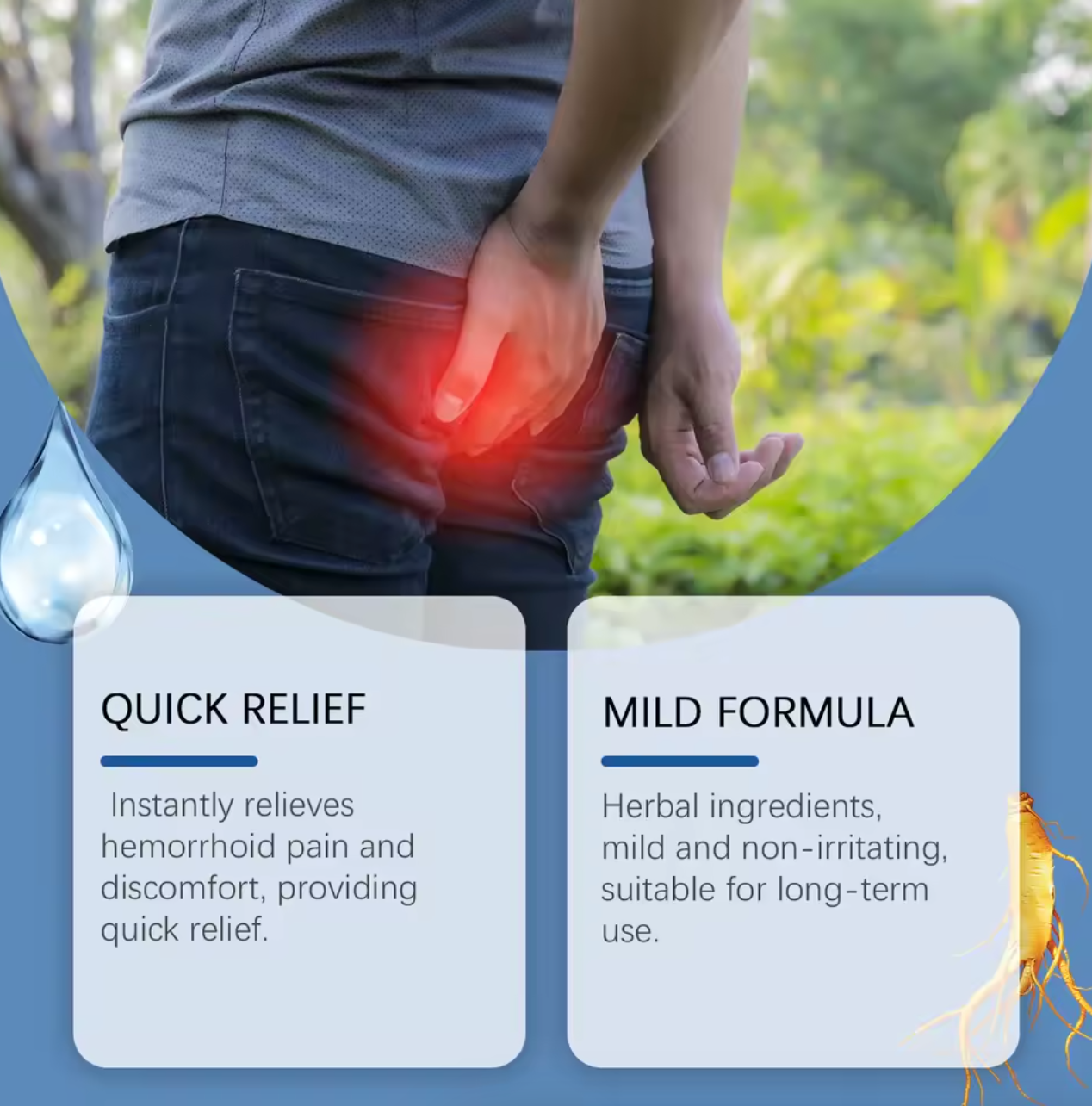 SOUTH MOON HemoEase Herbal Hemorrhoid Relief Cream – Soothing Internal & External Support