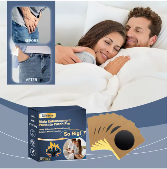 South Moon Men's Prostate Care Patch – Natural Relief for Prostatitis, Frequent Urination & Urethritis (30 Herbal Patches)