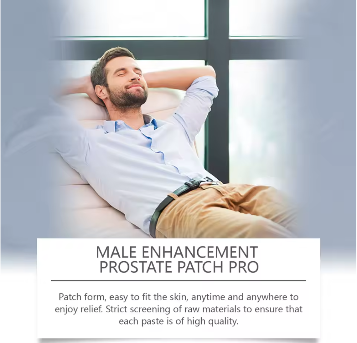 South Moon Men's Prostate Care Patch – Natural Relief for Prostatitis, Frequent Urination & Urethritis (30 Herbal Patches)