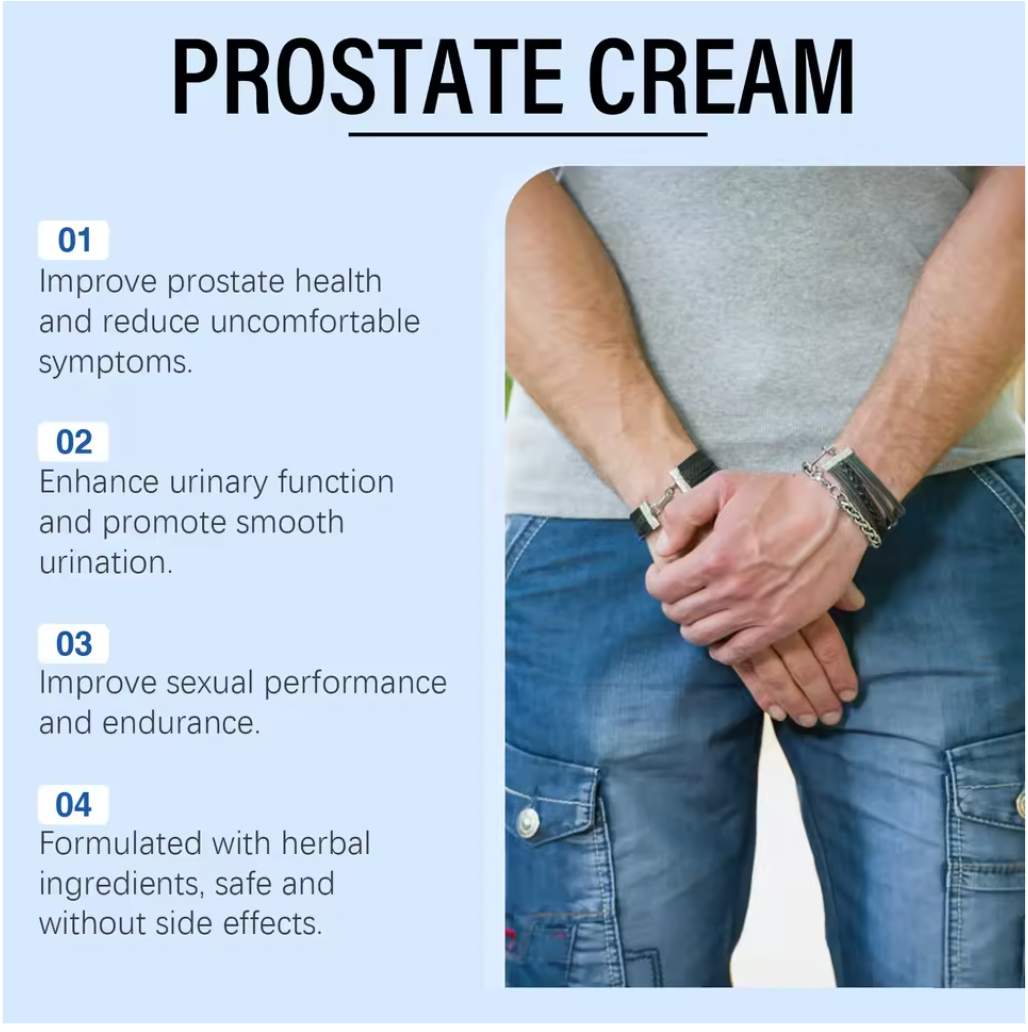 South Moon Prostate Care Cream - Natural Formula for Prostate Health Support