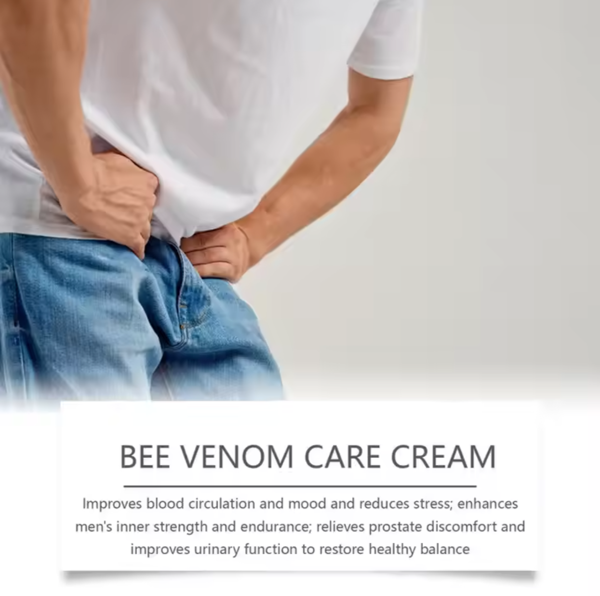 HOUKEA Prostalief Bee Venom Care Cream – Natural Formula for Prostate Health
