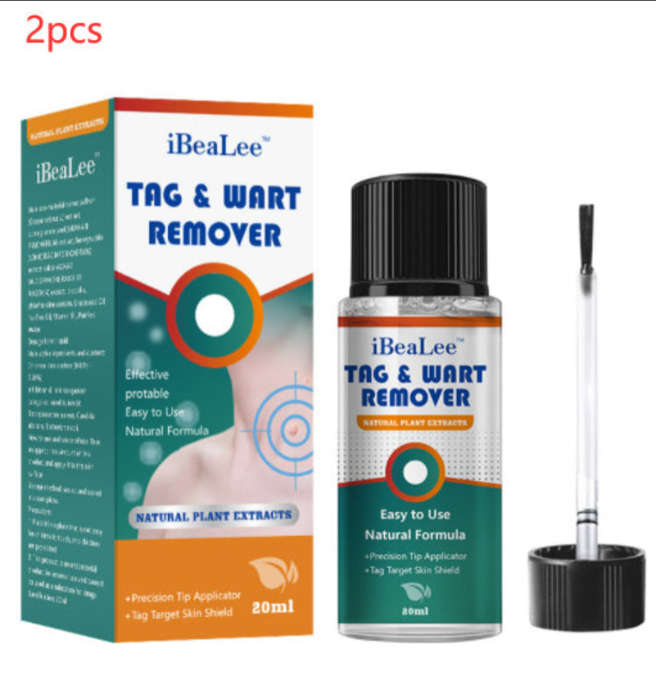 iBeaLee Precision Tag & Wart Remover Support – Natural Plant Extract Solution for All Skin (Genital & Body)