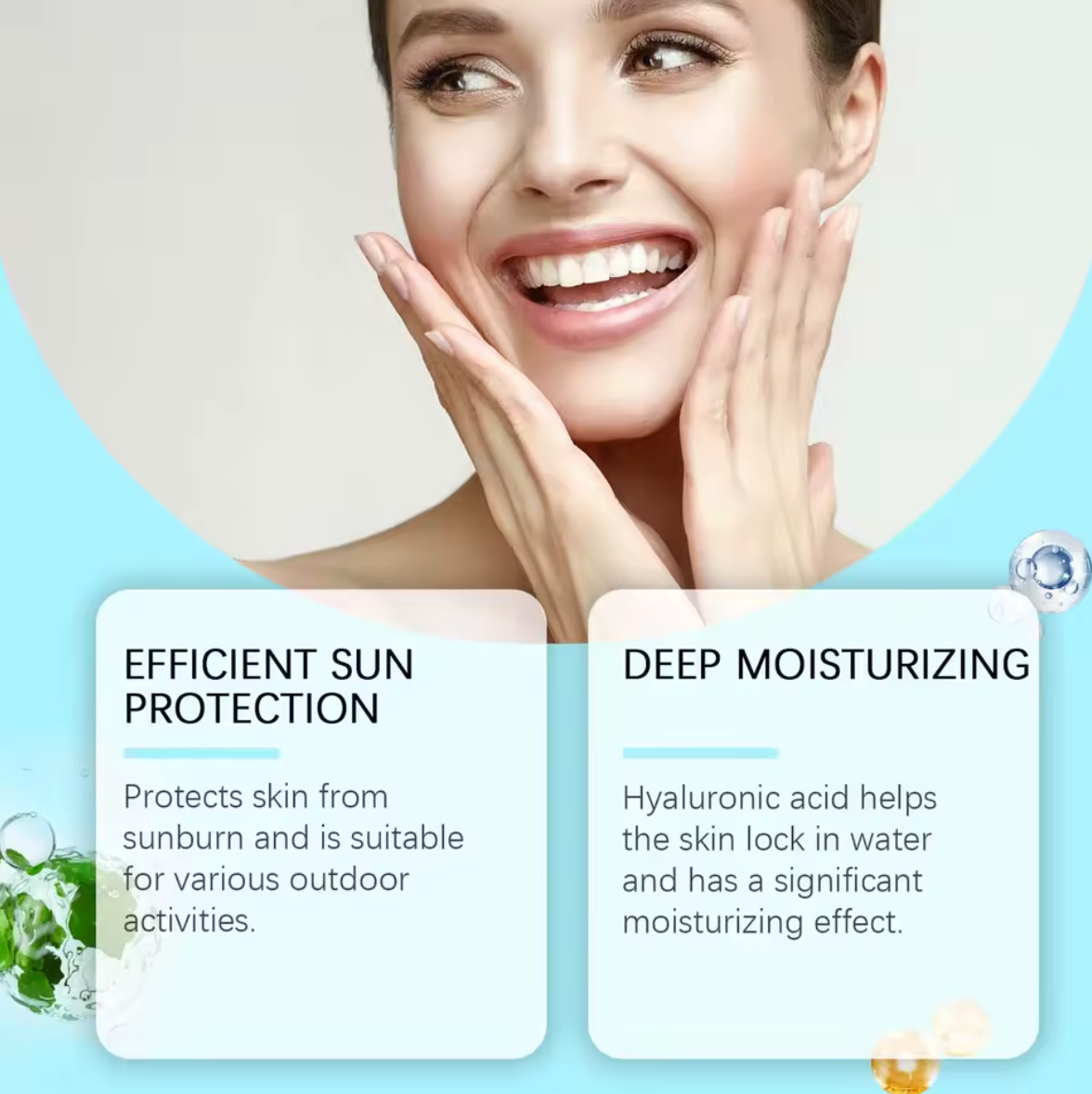 EELHOE Hot Summer Deep Moisturizing UV Protective- Moisturizing and Sunscreen Stick SPF 50+