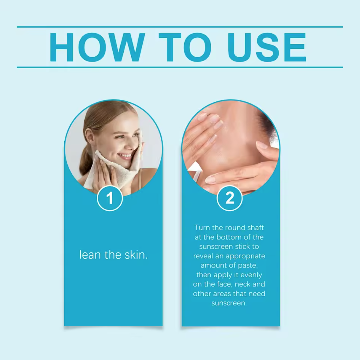 EELHOE Hot Summer Deep Moisturizing UV Protective- Moisturizing and Sunscreen Stick SPF 50+