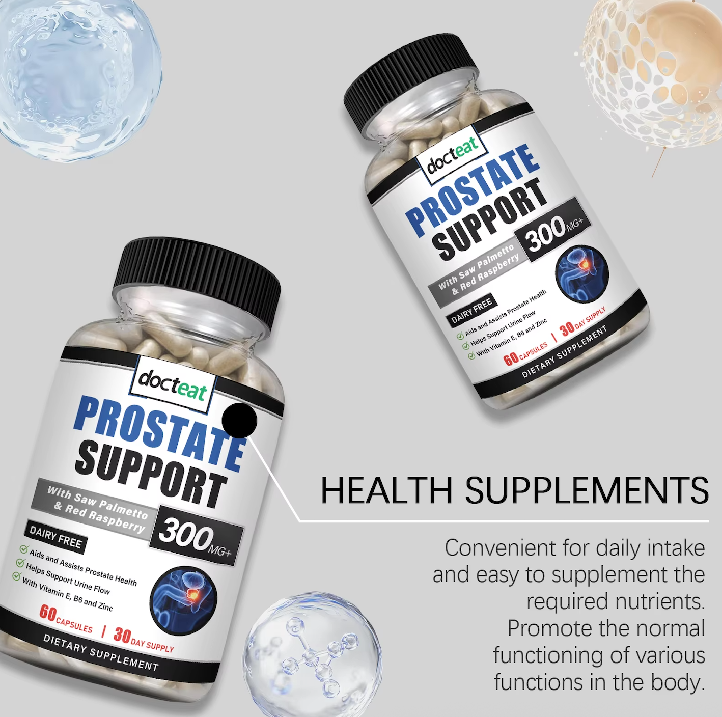 Saw Palmetto Complex Capsules – Advanced Prostate & Urinary Health Support (60 Caps)