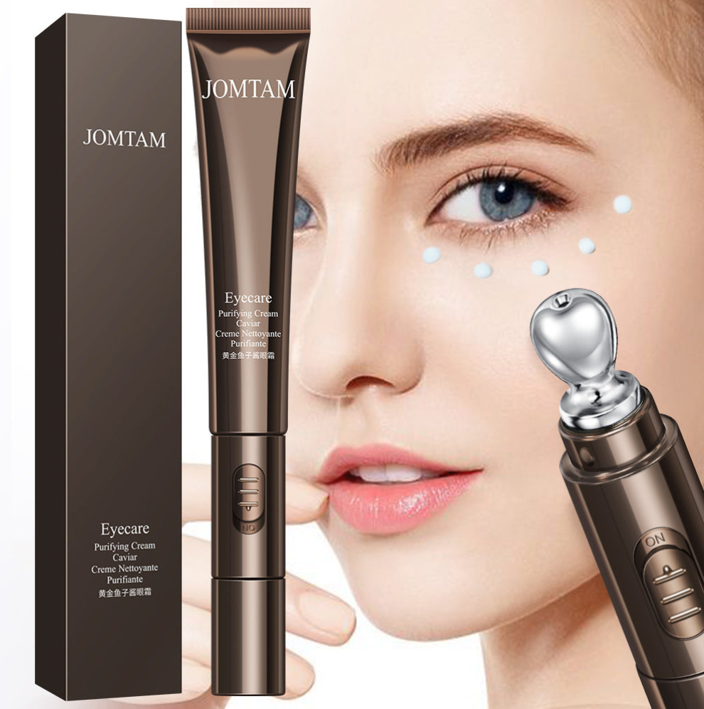 JOMTAM Electric Caviar Eye Cream: Anti-Aging, Dark Circle Reduction & Firming with Gold & Collagen (20g)