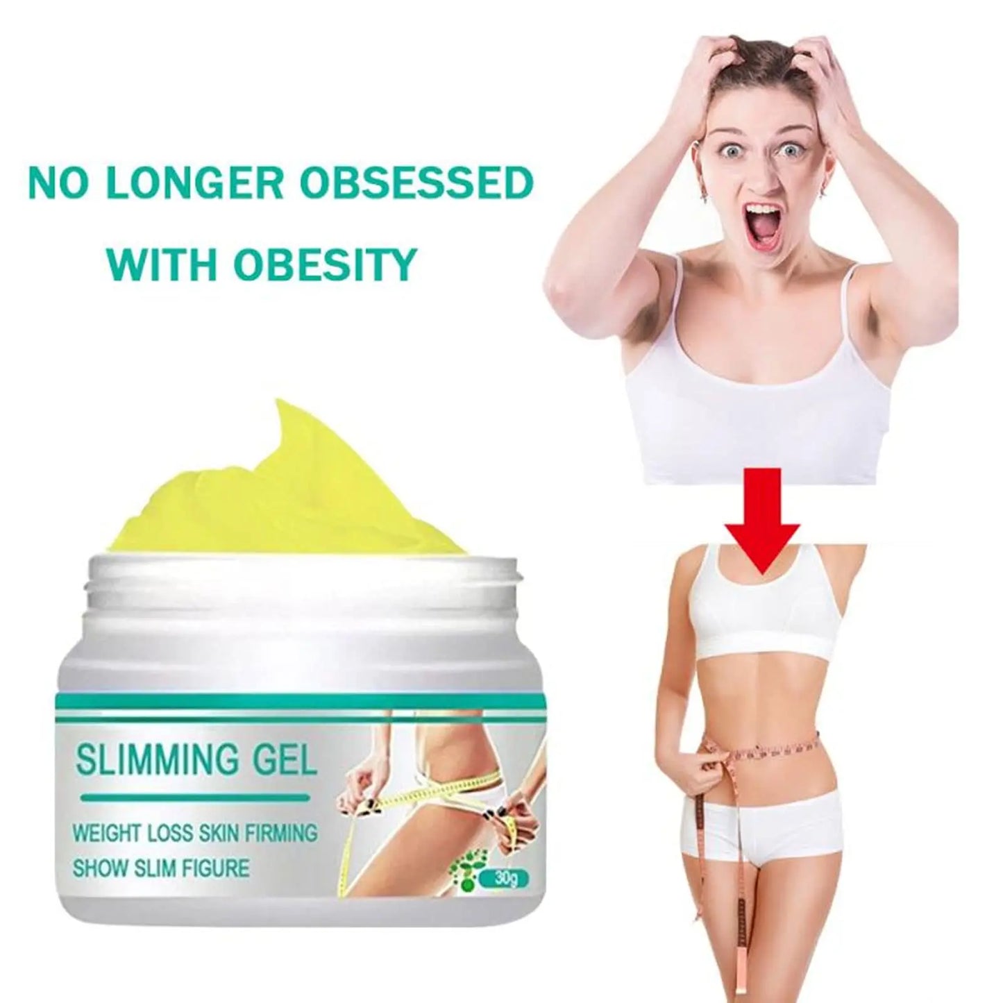 SLIMMING Women's Multi-Functional Fat Burning & Body Shaping Cream – Rapid Heat & Toxin Elimination for Toned Abs, Hips & Thighs