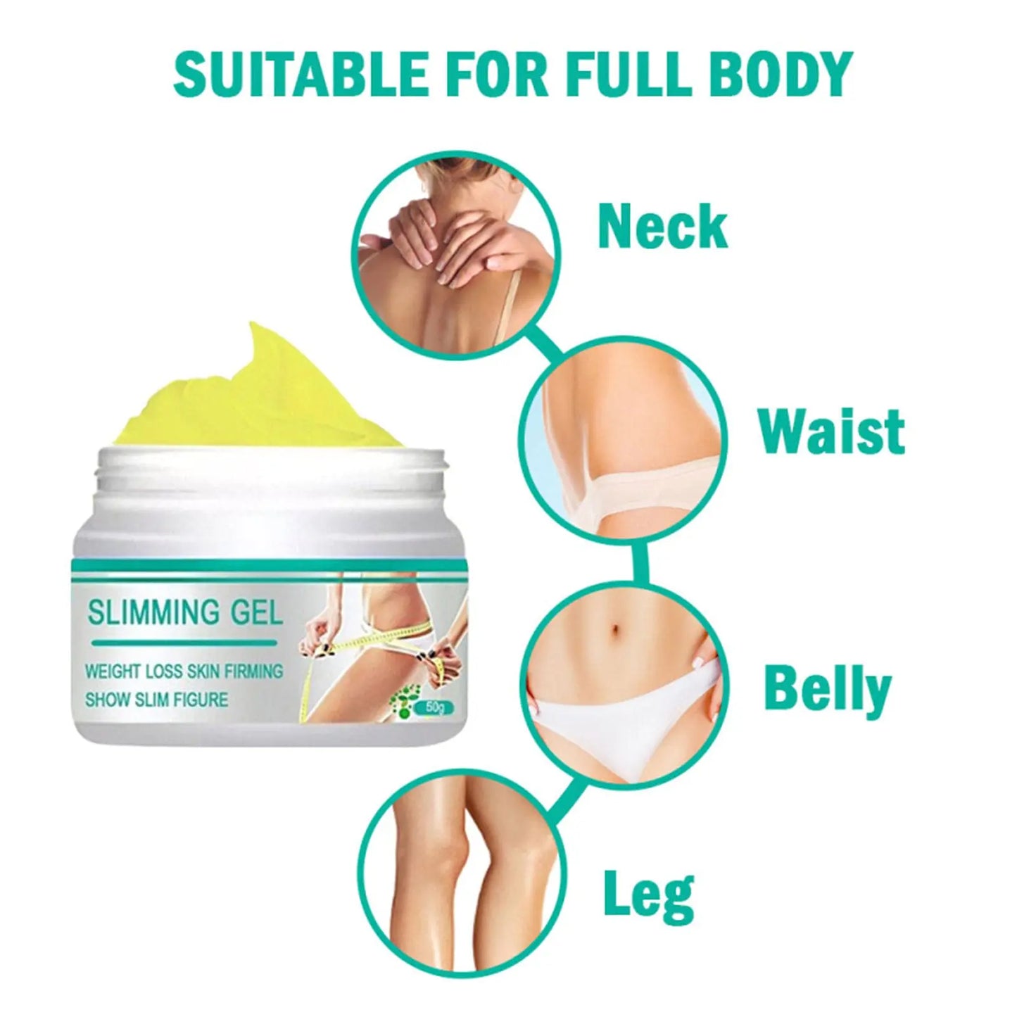 SLIMMING Women's Multi-Functional Fat Burning & Body Shaping Cream – Rapid Heat & Toxin Elimination for Toned Abs, Hips & Thighs