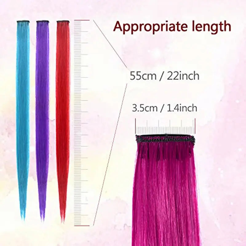 Hair Extensions - 20 Inch Party Highlights Clip