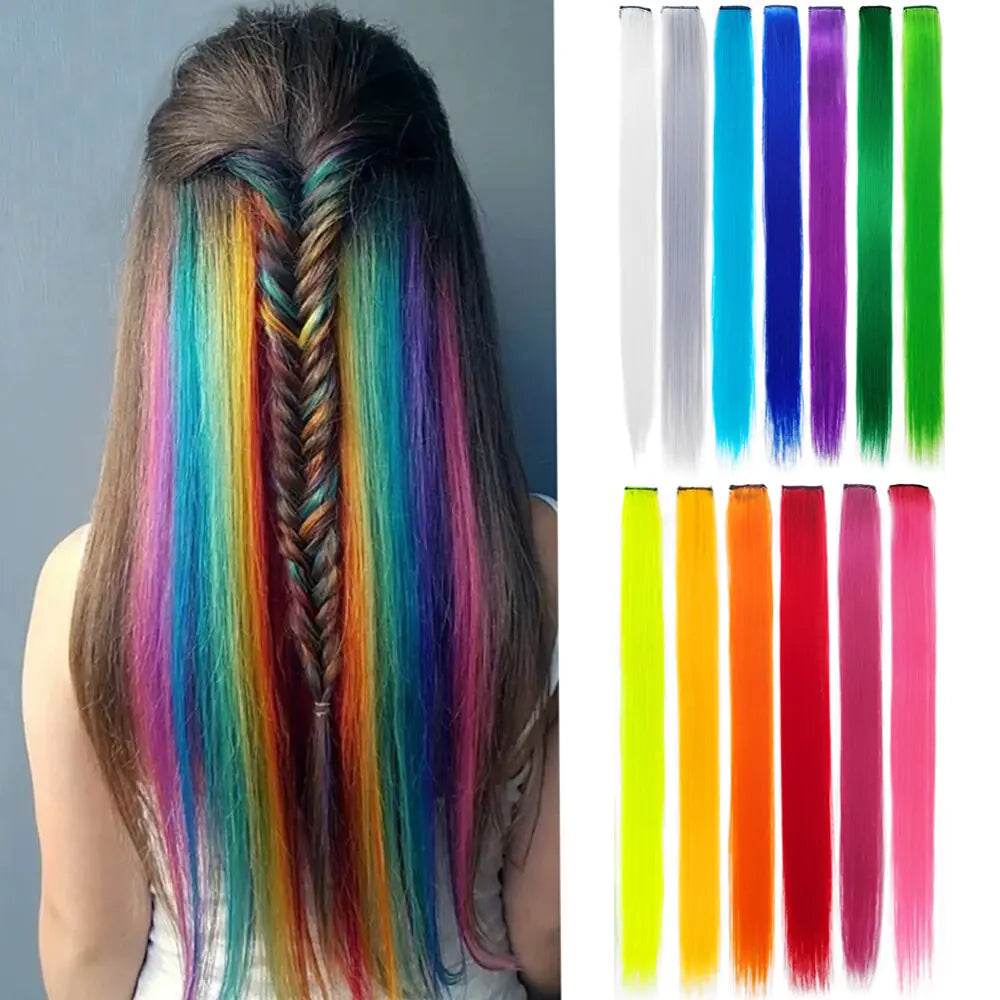 Hair Extensions - 20 Inch Party Highlights Clip